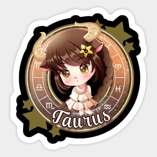 Chibi Taurus Sticker